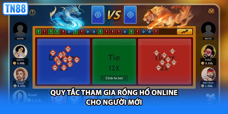 Quy tắc tham gia rồng hổ online cho người mới
