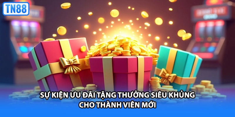 Sự kiện ưu đãi tặng thưởng siêu khủng cho thành viên mới