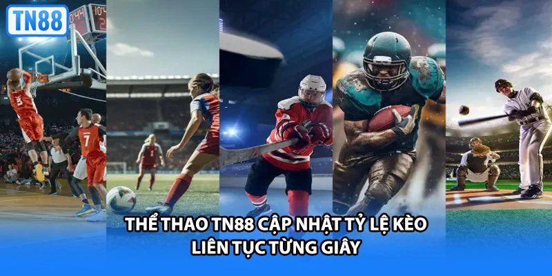 Thể thao TN88 cập nhật tỷ lệ kèo liên tục từng giây
